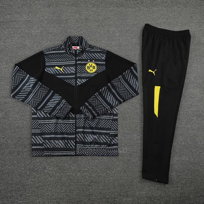 Chandal de Chaqueta del Borussia Dortmund 2022-2023 Gris